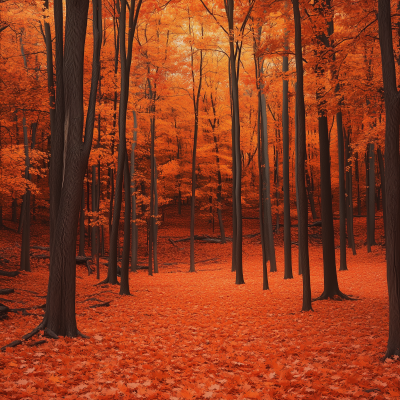 Autumn Maple Forest