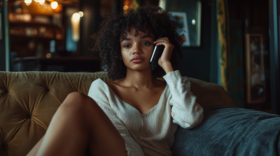 Girl on Couch