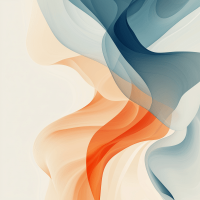 Abstract Flowing Shapes