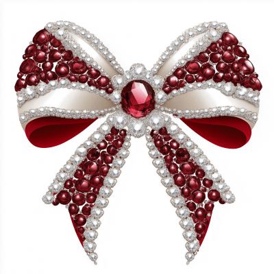 Crimson Coquette Bow