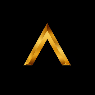 Elegant Golden A Logo