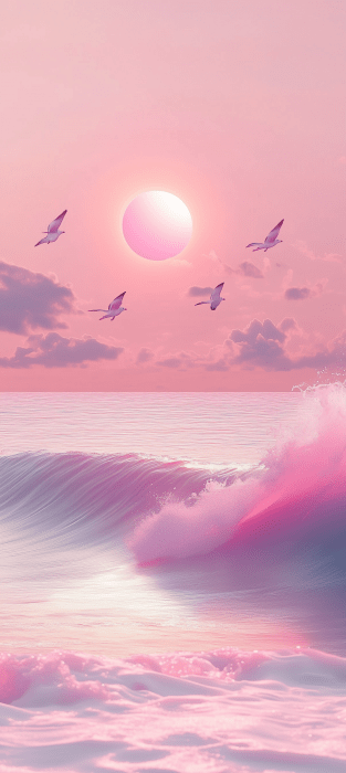 Dreamy Pink Beach