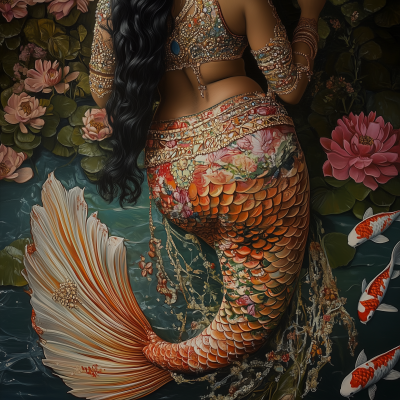 Graceful Indian Mermaid