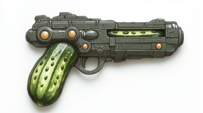 Pickle Gun in Top-Down View