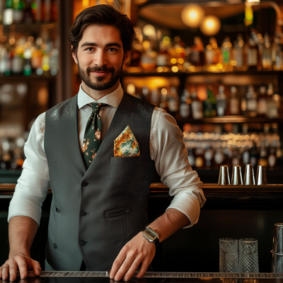 Bartender at the Bar