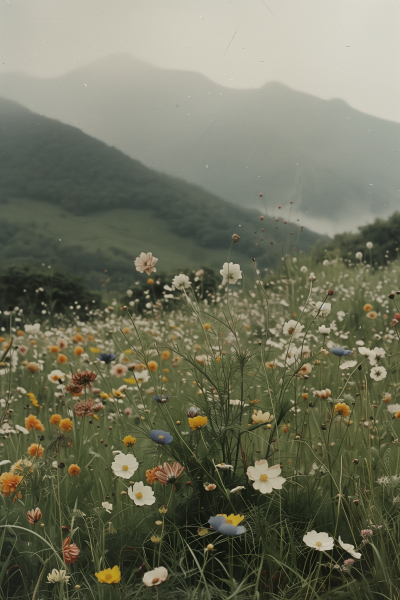 Mountain Flowers Closeup