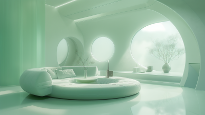 Futuristic Organic Interior