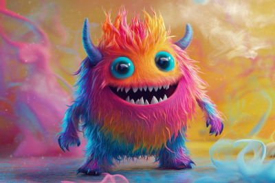 Colorful Happy Monster