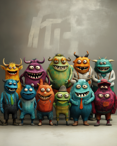 Happy Fun Monsters