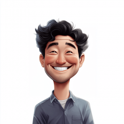 Korean Male Caricature