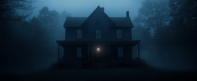 Haunted House in Fog