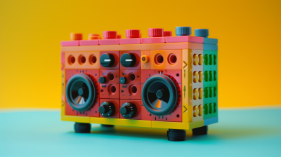 Colorful Lego Equaliser