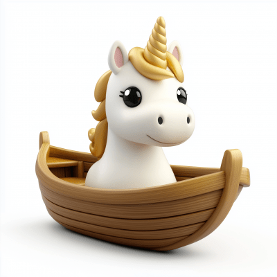 Unicorn in a Boat