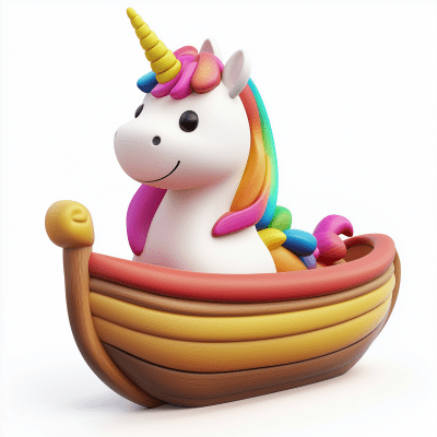 Unicorn in Ark Boat