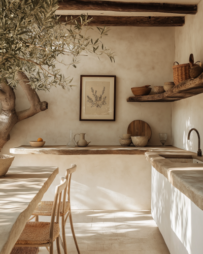 Sunlit Ibiza Kitchen