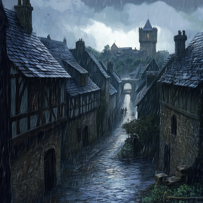 Medieval DnD Town