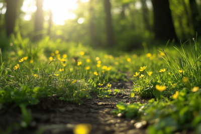 Close Up of Forest Floor