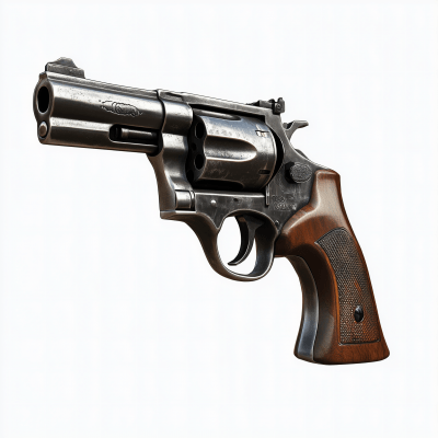 Classic Revolver Side View