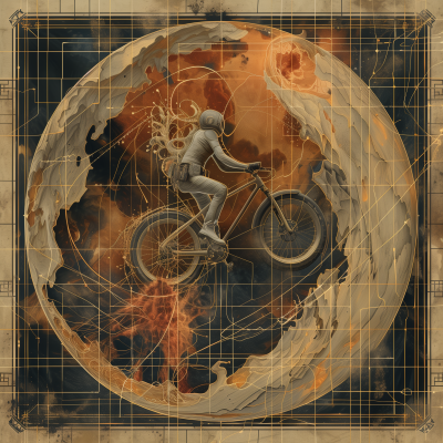 Bicycling in a Nebula