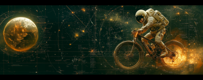 Bicycling in Outer Space