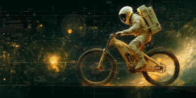 Bicycling in Outer Space