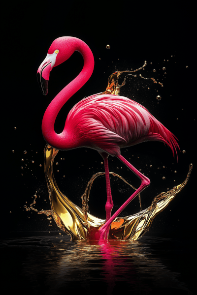 Golden Flamingo