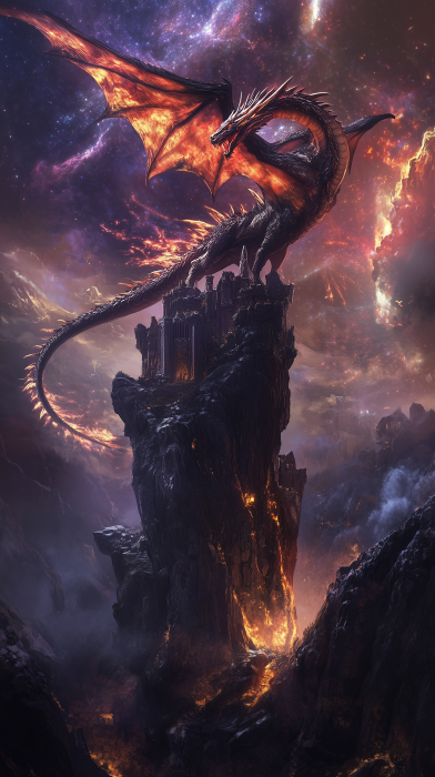 Epic Dragon at Enchanted Castle
