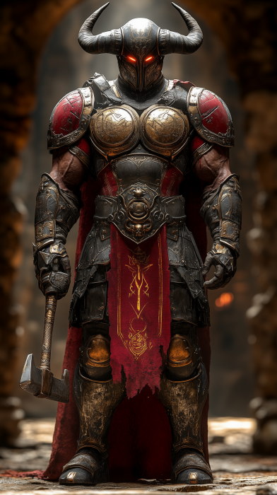 Bronzed Titan Warrior