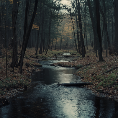 Calm Forest Stream