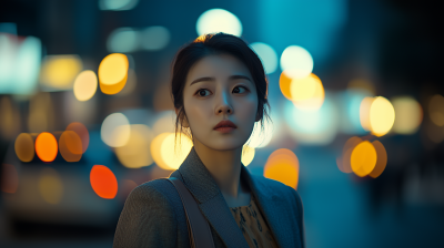 Cinematic Portrait in Seoul