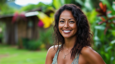 Beautiful Woman in Hawaii