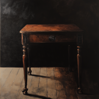 Baroque Table in Oil