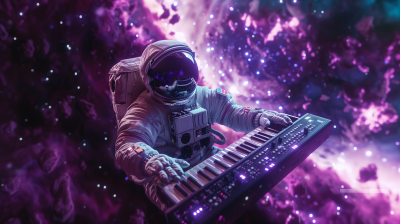 Cosmonaut in Space