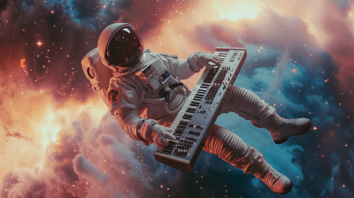 Cosmonaut in Space