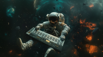 Cosmonaut in Space