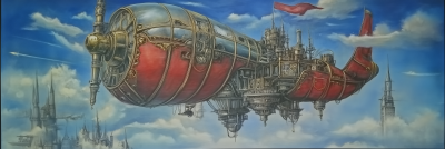 Steampunk Sky Ship