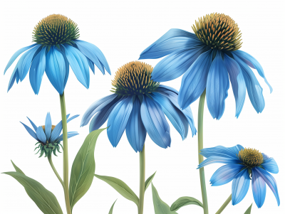 Blue Coneflowers