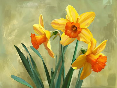 Vibrant Daffodils