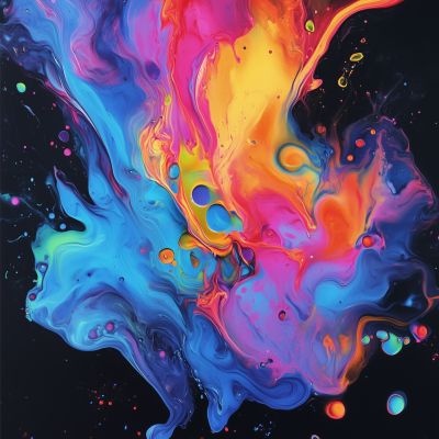 Colorful Liquid Abstract