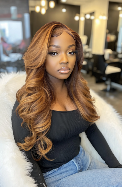 Ginger Lace Wig Glam