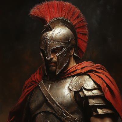 Spartan Warrior Portrait