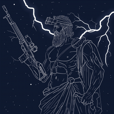 Zeus with Rifle and Lightning