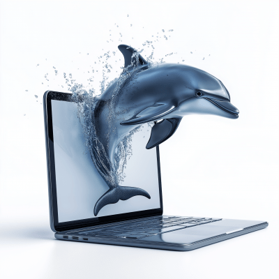 Dolphin Laptop Escape