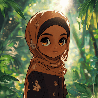 Somali Girl in Jungle