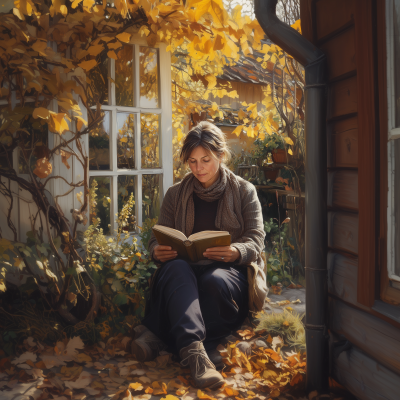 Reading in the Garden