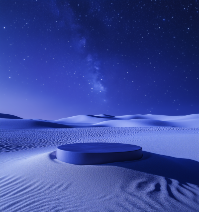 Moonlit Desert Serenity