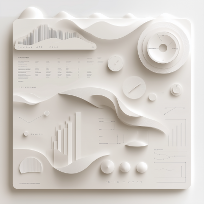 Trendy Cut Paper UI Elements