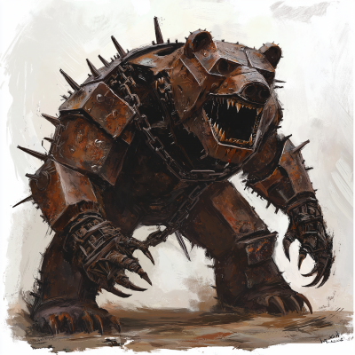 Rusty Bear Trap Monster