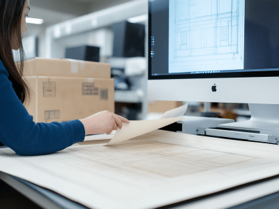 Woman Working at Desk