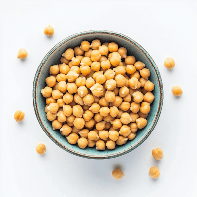 Chickpeas in a Bowl